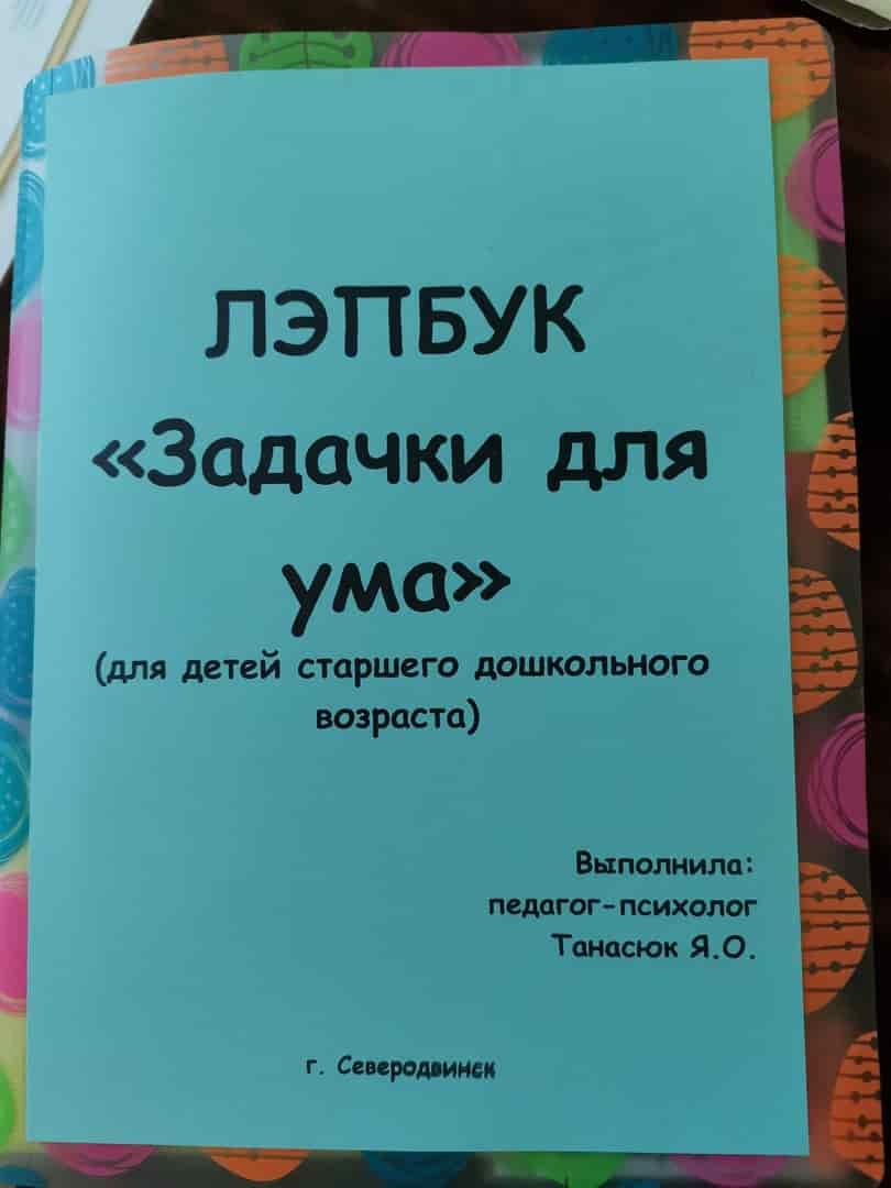 Лэпбук для детей старшего дошкольного возраста 